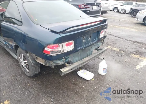 1998 Honda Civic Ex из США, поврежденный, VIN 1HGEJ8242WL045791